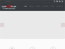 Tablet Screenshot of creativebatam.com